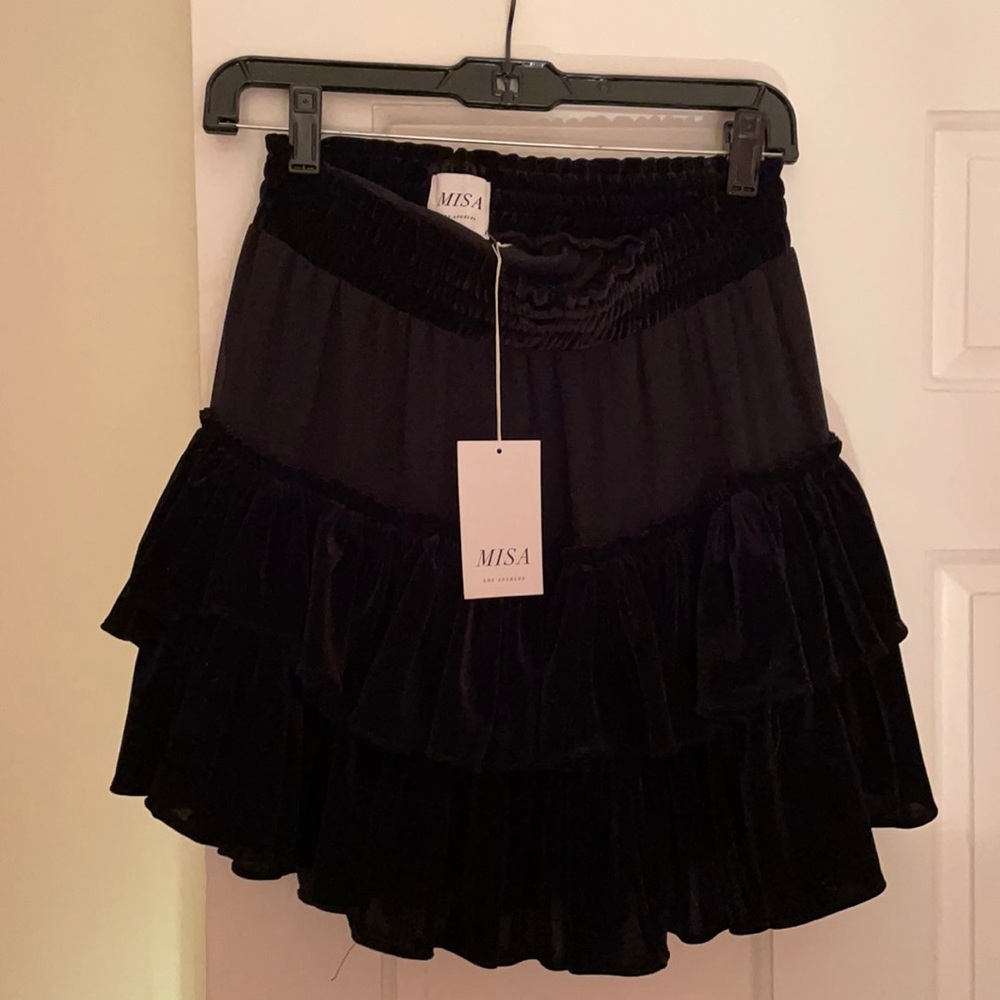 MISA LA brand new black Katy skirt